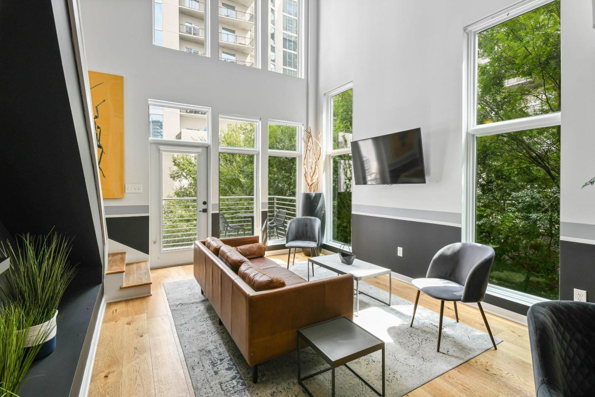 Stupendous Heart Of Piedmont Park Two Story Loft Lejlighed Atlanta Eksteriør billede
